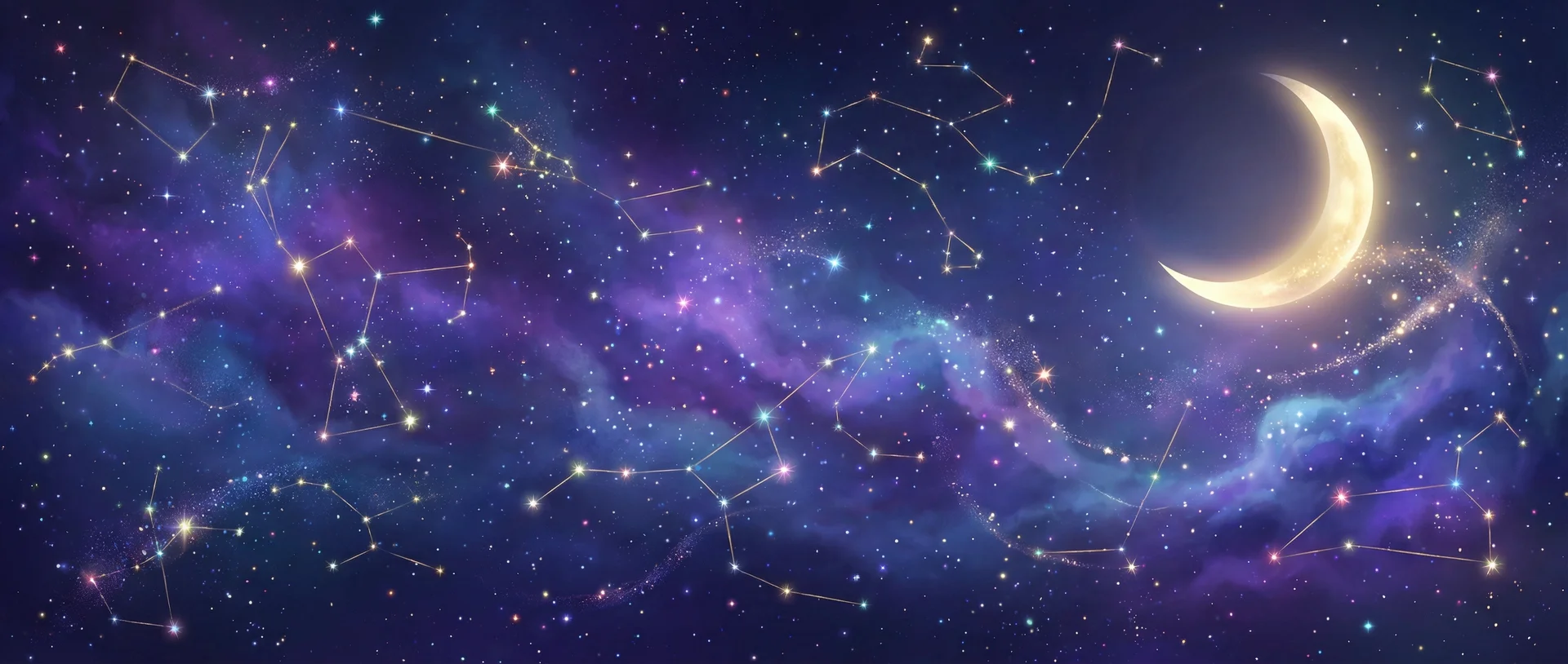 星空背景 - 大话2钓鱼 | 每日星座运势与塔罗占卜